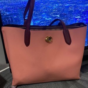 Pink & Maroon Coach handbag , there is nothing wrong with this item